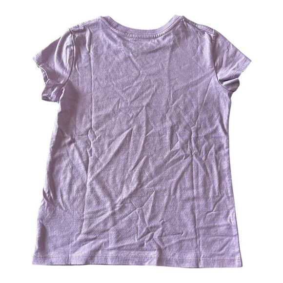 Polo Ralph Lauren Girl's T-Shirt Winter Theme Purple - Picture 2 of 5